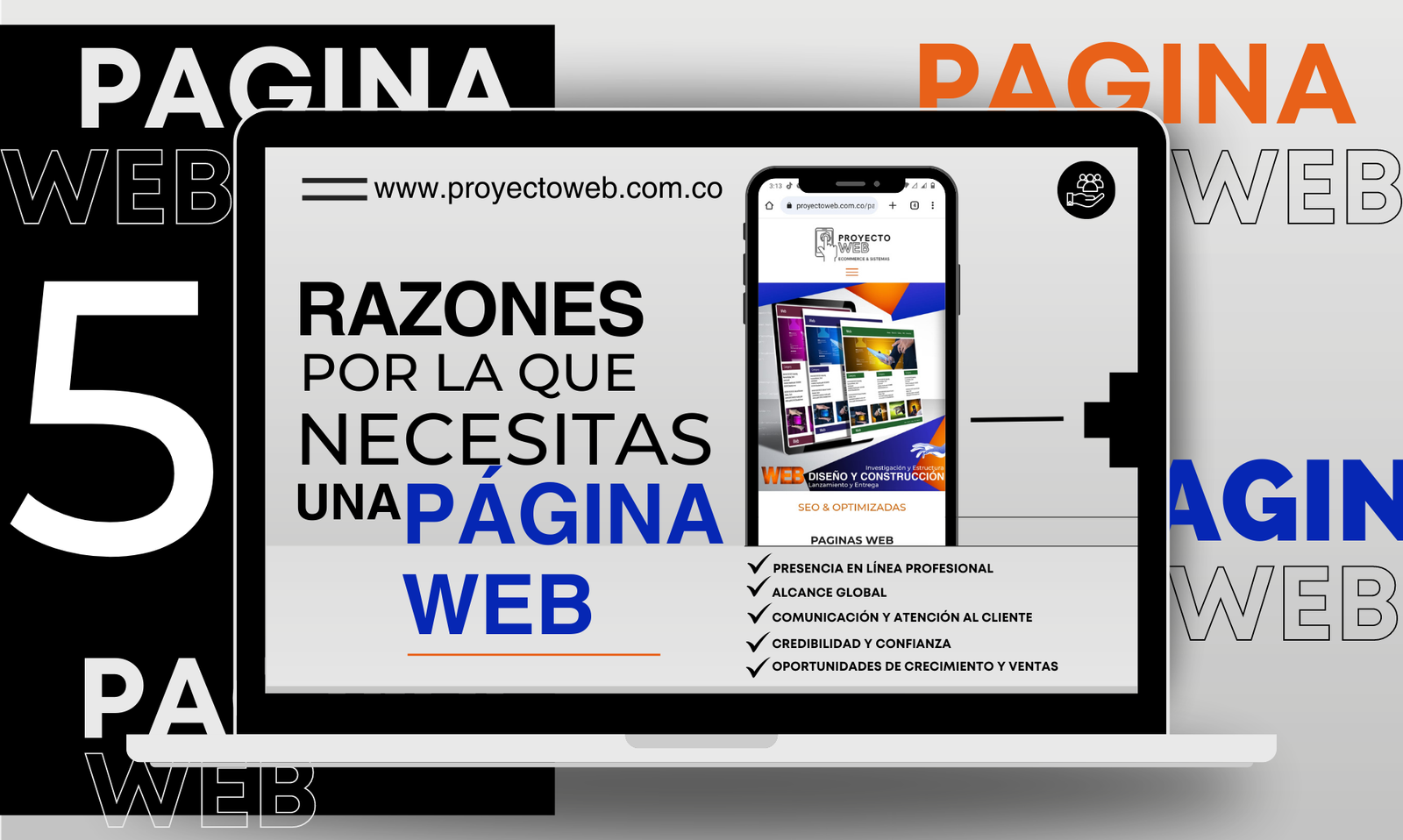 5 Razones por las que necesitas una página web - Proyecto Web